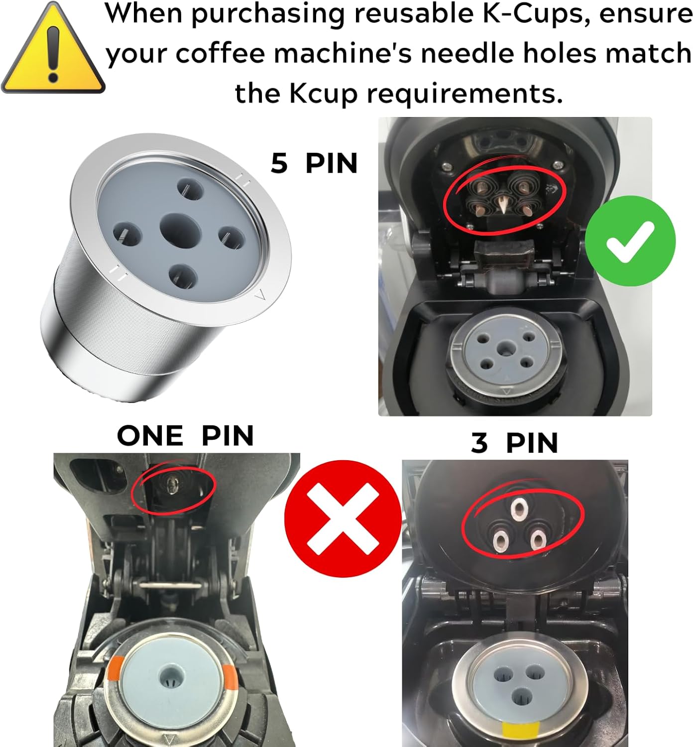 Reusable K Cups for Keurig K Supreme | Refillable K cups for Keurig K Supreme (Plus) Coffee Maker